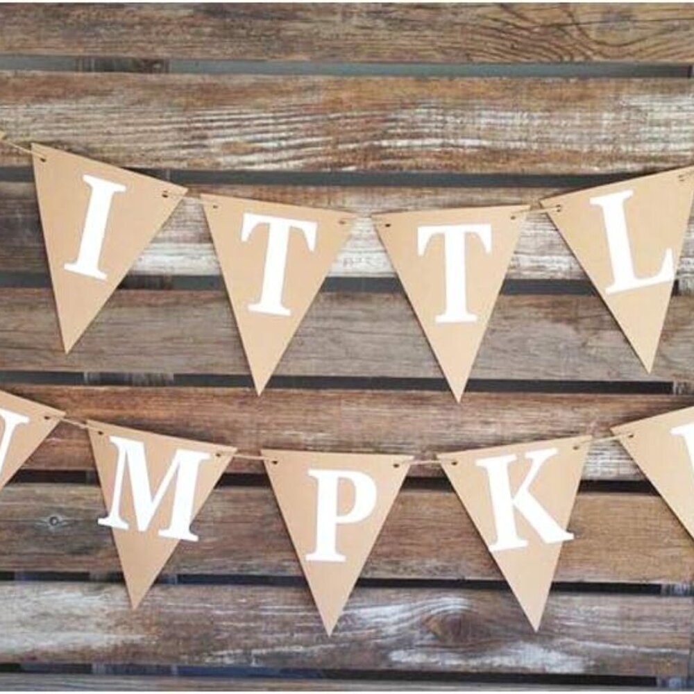 Little Pumpkin Banner for First Birthday or Baby Shower